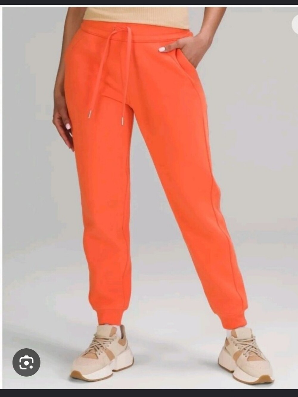 lululemon athletica Women's Scuba HR Jogger in Warm Coral Orange 6